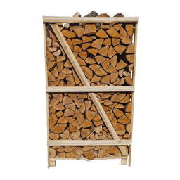 Ovntørret blandet løv brænde i brændetårn 